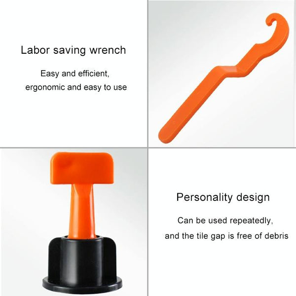 50 Pack Tile Leveling Clips For Perfect Paving Alignment Levels