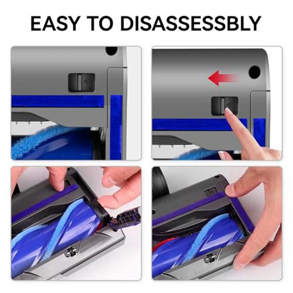 Universal Dust Display Brush Head For Vacuum Cleaners Direct Drive Full Range Dyson V12 Slim / V10 Vacuum Cleaner Parts
