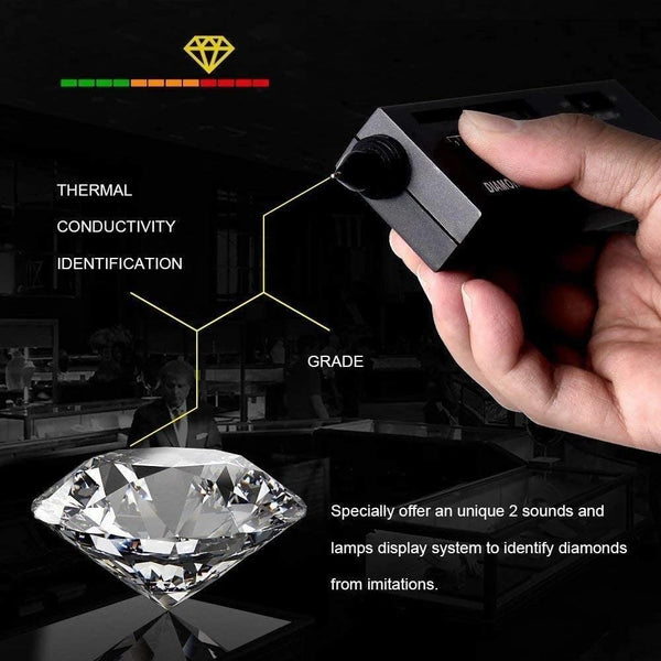Led Diamond Selector With Battery Indicator Black For Accurate Testing Electronics Other Tools