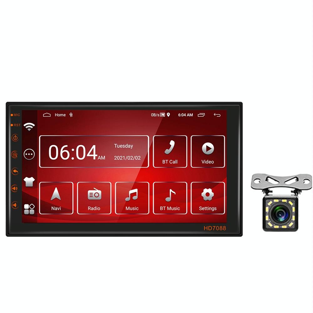 7 Inch Android Navigation Wifi Vehicle Central Control Screen 2 + 16G 12Lights Camera Other Car Video