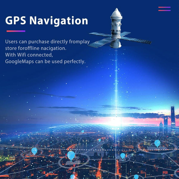 7 Inch Android Navigation Wifi Vehicle Central Control Screen 2 + 16G 12Lights Camera Other Car Video