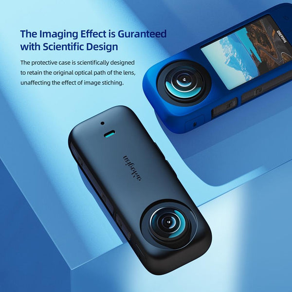 Amagisn Silicone Protective Cover For Insta360 X3 Body Camera Cases Bags & Covers