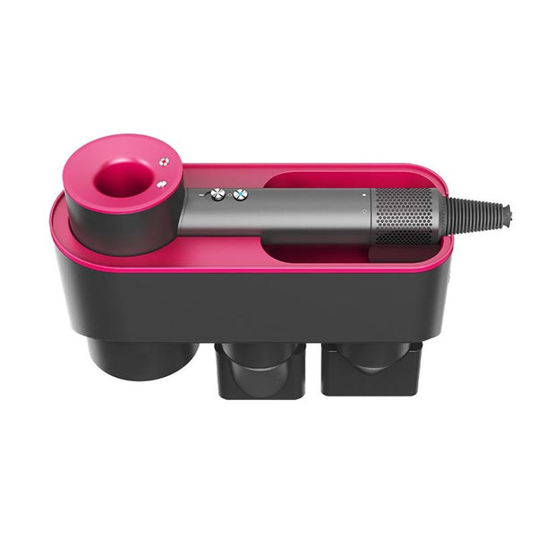 Wall Mounted Hair Dryer Bracket Storage Rack Black Nickel With Hand Elegant Bronze Bathroom Storage & Organisers