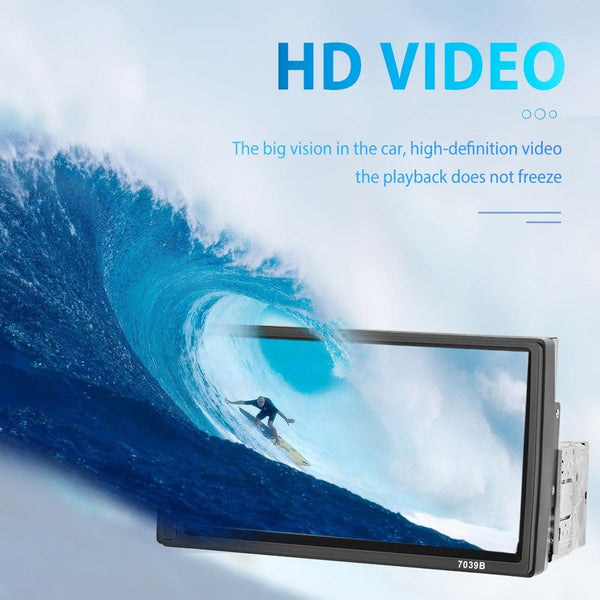 7 Inch Mp5 Bluetooth Carplay Player With Reversing Camera + 8 Lights Other Car Video