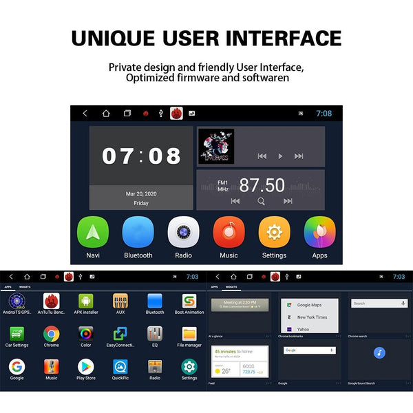 7 Inch Android Car Multimedia Player With Navigation Bluetooth Reversing Camera 10.0 Os 2 + 32G 12Lights Fits Volkswagen Rear View Monitors/Cams & Kit