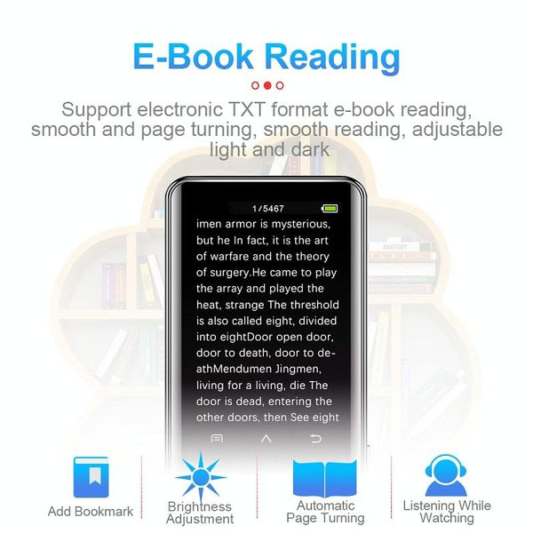 High Def Noise Reduction Mp4 Player 16Gb Bluetooth Ipods & Mp3 Players