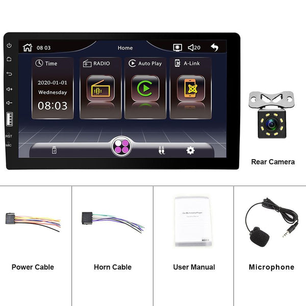 9 Inch Carplay Mp5 Player + 8 Light Camera Style Other Car Audio