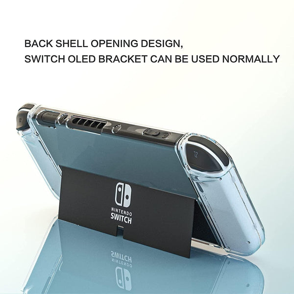 Switch Oled Bundle With Crystal Shell Remote Film And Storage Bag Bags Skins & Travel Cases