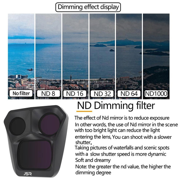 Nd1000 Lens Filter For Dji Mavic 3 Pro Neutral Density Nd32 Camera Drone Accessories