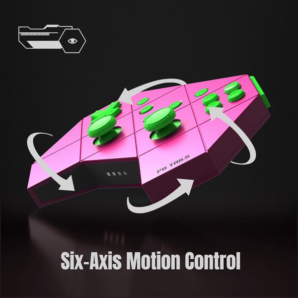 Rose Red Gamepad For Switch Tooth Design Controllers & Attachments