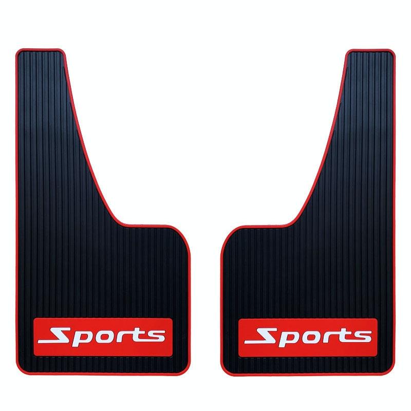 2Pcs Car Tire Mud Flap Modification Plastic Anti Splash Fender Guard Large Sports Fenders & Mud Guards