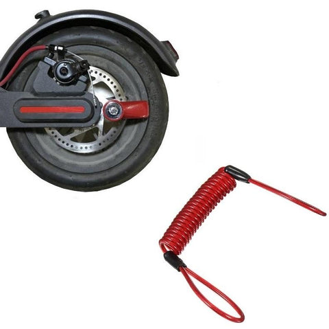 2In1 Electric Scooter Disc Brake Lock Multi Function Reinforced Anti Theft Accessory For Xiaomi Mijia M365 Accessories Parts