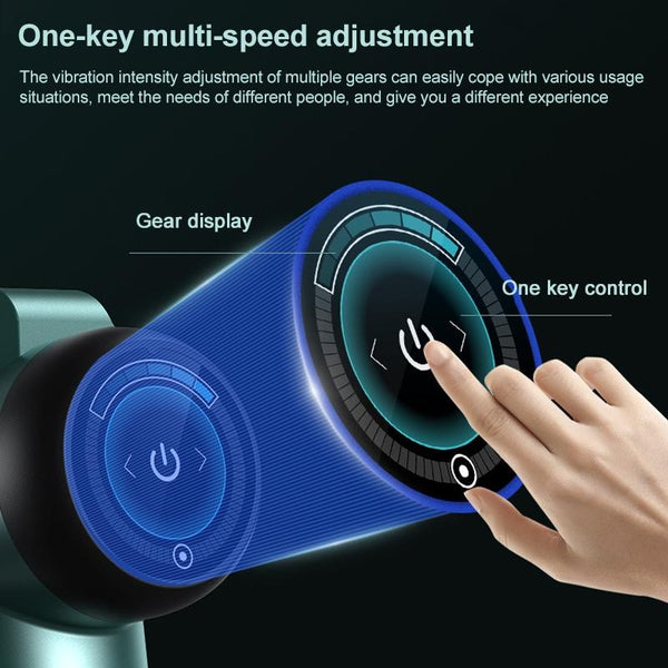 Flagship Model 6 Gears Fascia Massage Gun For Muscle Relaxation Massagers