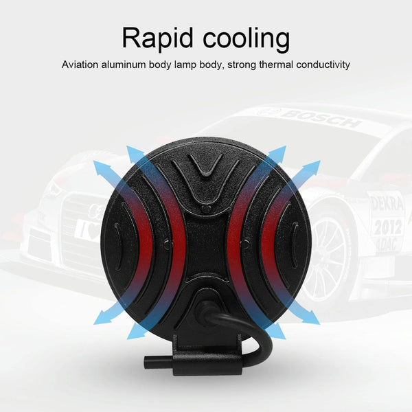 10.5W White Light Round Shaped Waterproof Car Boat Marine Work Lights Spotlight Led Bulbs Dc 9 30V Led Car Lights