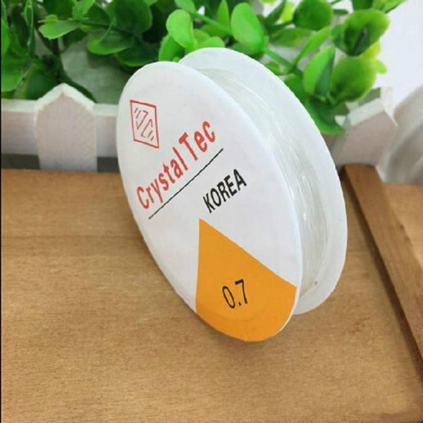 5 Piece Clear Elastic Fishing Line For Diy Jewelry 0.7Mm Fishing Lines & Leaders