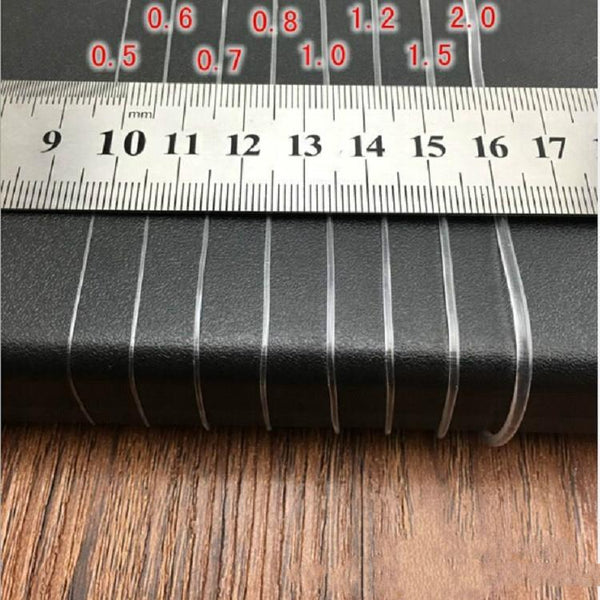 5 Piece Clear Elastic Fishing Line For Diy Jewelry 0.7Mm Fishing Lines & Leaders