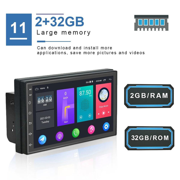 10 Inch Android Wifi Car Navigation Player 2 + 32G Reversing Video 12Lights Camera Other Car Audio