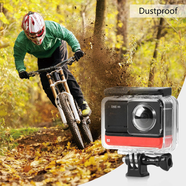 Insta360 One Rs Waterproof Diving Case For Audio Video Use Underwater Cases & Housings