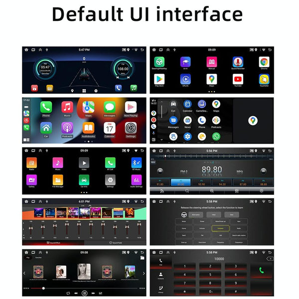 Universal Bluetooth Car Radio With Android Navigation 1 + 32G Memory 2 + 64G Other Car Video