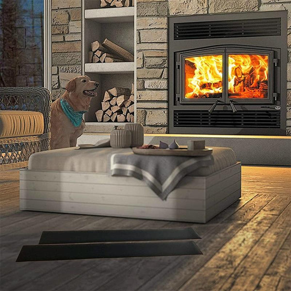 2 Pack Magnetic Fireplace Draft Stopper 91.44 X 15.24Cm Block Cold Air Fireplace & Stove Accessories