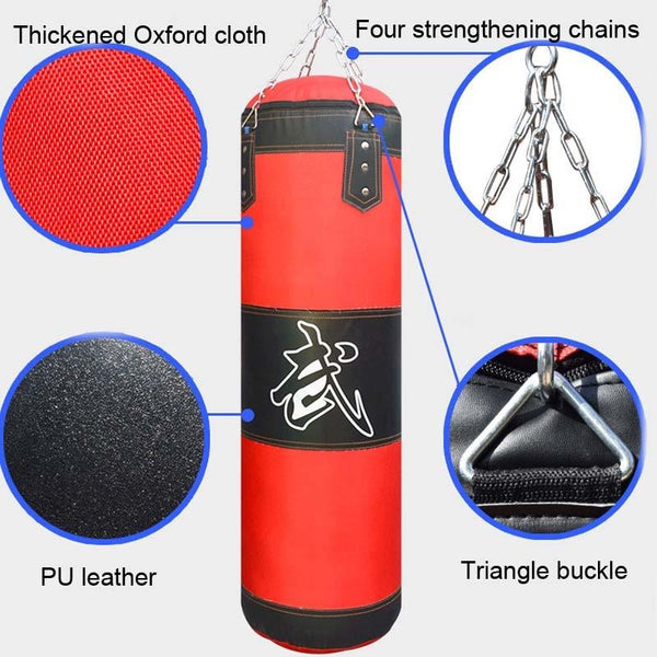 100Cm Hanging Sandbag For Parent Child Entertainment No Filler Punching Bags