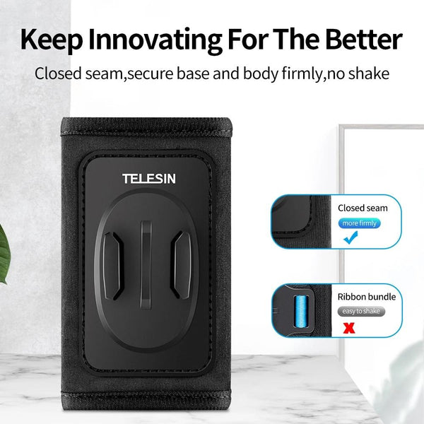 Universal Backpack Strap Mount For Action Cameras Camera Cases Bags & Covers