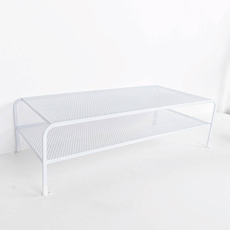 Desk Organizer Bracket For Elevated Computer Monitor Wrought Iron Double Layer Monitor Mounts & Stands