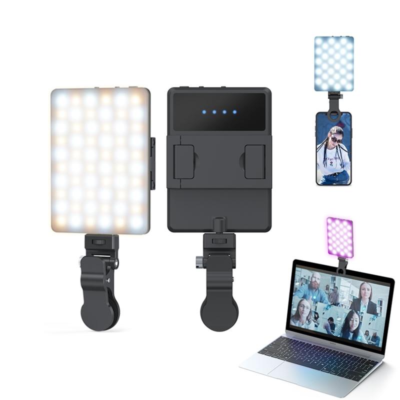 5W Fill Light For Mobile Live Broadcast V11se Cool And Warm Lighting Other Camera & Photo Accs