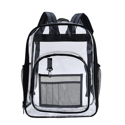 Waterproof Pvc Backpack For Students Compact And Durable Black Backpacks