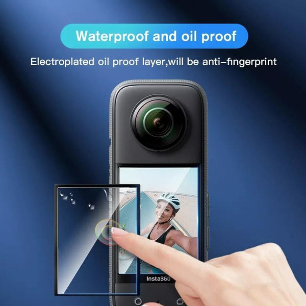 Curved High Definition Protective Film For Insta360 X3 2 Pack Camera Screen Protectors