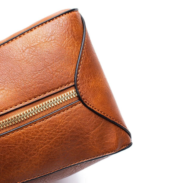 Leather Tote Bag With Multi Compartments Large Capacity Women's Bags & Handbags