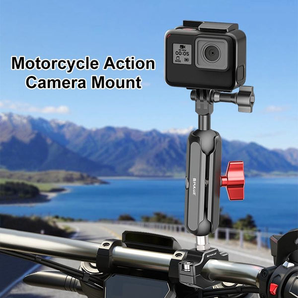 Universal Cnc Rearview Magic Arm For Motorcycles Audio And Video Accessories Bike Camera Holders Mounts