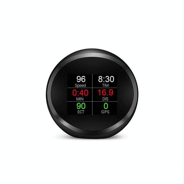 Car Hud Head Up Display Obd2 + Gps Mode Water Temp Speed Voltage Fuel Alarm Other Instruments & Gauges