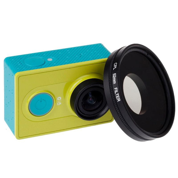 Xiaomi Xiaoyi 4K / Lite Sport Camera Circular Polarizer Filter + Cap Placeholder