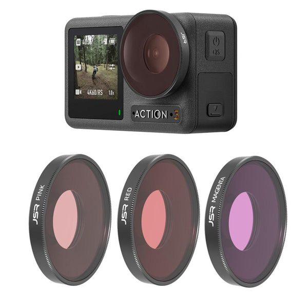 Underwater Lens Filter For Dji Action 3 Enhancing Diving Shots Filters
