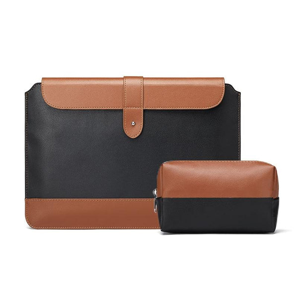 1 Sets Of 11 12 Inch Horizontal Microfiber Notebook Liner & Power Bag Black Brown Laptop Cases & Bags