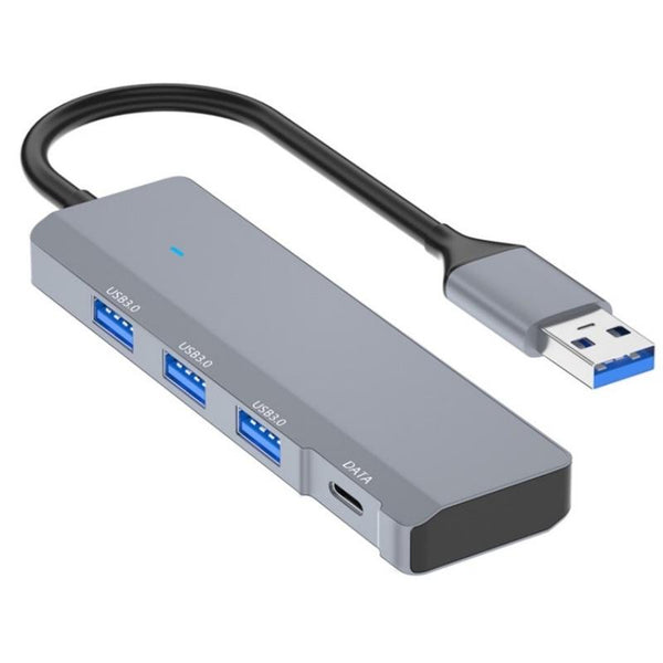 Aluminum Usb 3.0 + Type C Hub Adapter Usb Cables Hubs & Adapters
