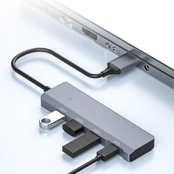 Aluminum Usb 3.0 + Type C Hub Adapter Usb Cables Hubs & Adapters