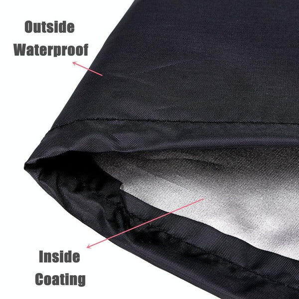 Round Table Cover For Outdoor Garden Grill Rainproof Dustproof Anti Ultraviolet 112X21cm Outdoor Furniture Covers