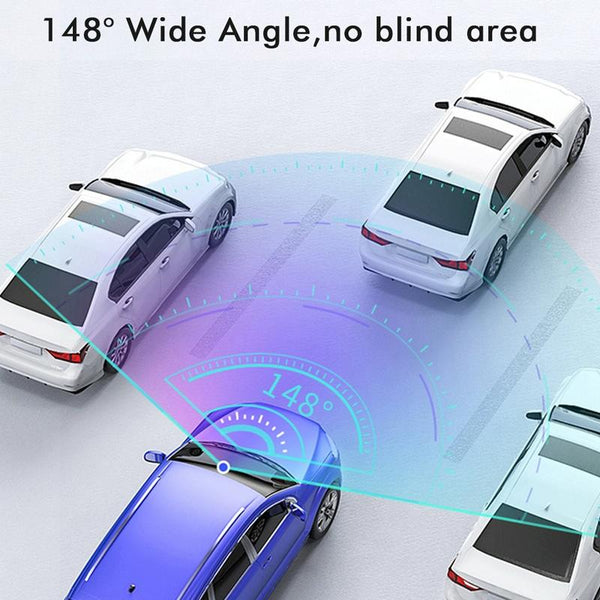 Large 9.66 Dual Record Driving Recorder With 2K Touch Screen And Parking Video Reversing Image Other Car Video