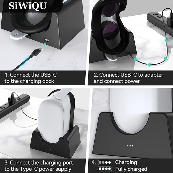 Oculus Quest 2 Charging Stand Vr Chargers & Charging Docks