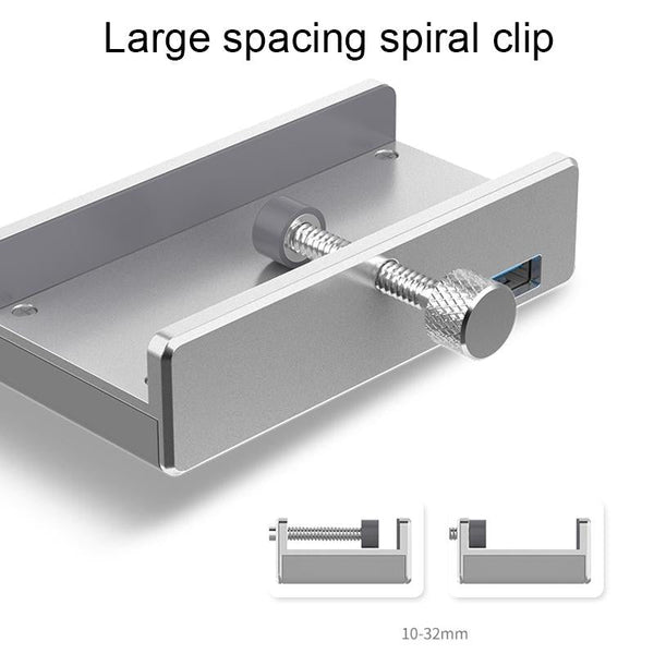 Aluminum 4 Port Usb 3.0 Clip Hub With 1M Cable Pc1123 Usb Cables Hubs & Adapters