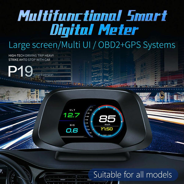 Car Hud Head Up Display Gps Speed Meter Obd2 Fault Code Eliminator Other Instruments & Gauges