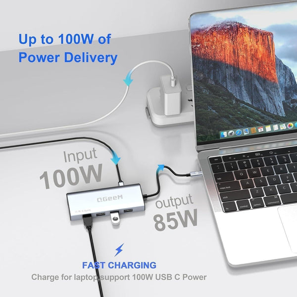 9 In 1 Usb C Docking Station Hdmi Rj45 Pd Chargers & Docking Stations