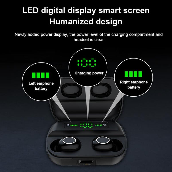 Wireless Touch With Magnetic Charging Case Earbuds