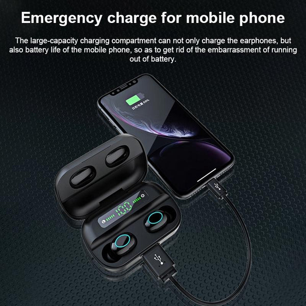 Wireless Touch With Magnetic Charging Case Earbuds