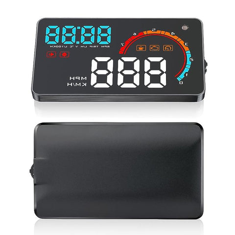 4 Inch Obd2+ Locator Technology Head Up Display Car Speed Revolving Water Temp Battery Voltage Running & Distance Other Instruments & Gauges