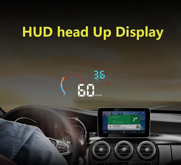 4 Inch Obd2+Gps Head Up Display Car Speed Revolving Water Temp Battery Voltage Running & Distance Other Instruments & Gauges