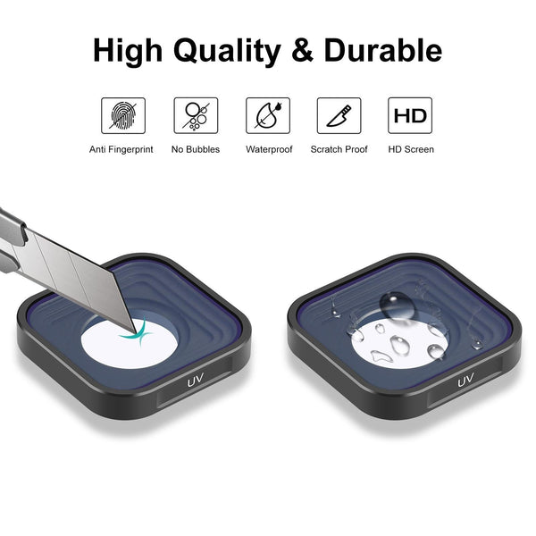 Gopro Action Camera Lens Filter Compatible With Hero12 / 11 10 9 Filters