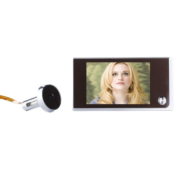 1.0Mp Digital Peephole Door Viewer With 3.5 Screen Smart Doorbells
